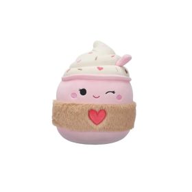   Squishmallows: Jenny a kacsintó, világosrózsaszín latte 20cm