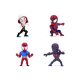 Marvel Figurák 5cm-es, fém-többféle