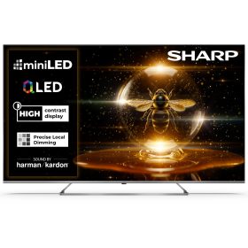   SHARP 65JP7265E 164cm-es 4K Ultra HD QLED MiniLED Google TV Harman Kardon hangszórókkal