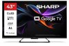 SHARP 43HR7265E 108cm-es 4K UHD 144Hz QLED Google TV