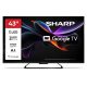 SHARP 43HR7265E 108cm-es 4K UHD 144Hz QLED Google TV