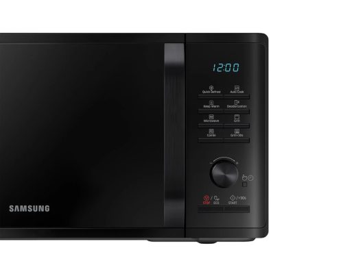 Samsung MG23K3515AK/EO Grill szabadonálló mikrohullámú sütő Browning Plus funkcióval 23L, fekete