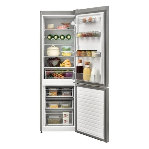 SHARP SJ-FBB04DTXLE-EU alulfagyasztós hűtőszekrény, 268L, Inox