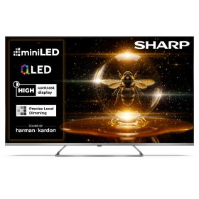   SHARP 75JP7265E 189cm-es 4K Ultra HD QLED MiniLED Google TV Harman Kardon hangszórókkal