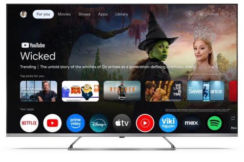 SHARP 75JP7265E 189cm-es 4K Ultra HD QLED MiniLED Google TV Harman Kardon hangszórókkal