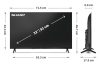 SHARP 32HF3265E 80cm-es HD Ready QLED Google TV