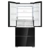 Haier HFKR7819DNGB hűtőszekrény, 4 ajtós, 468 liter, fekete