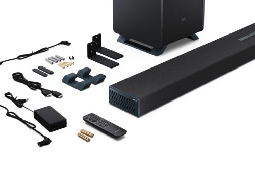 SHARP Q HT-SBW55121(BK) 5.1.2 Dolby Atmos / DTS:X hangprojektor vezeték nélküli mélynyomóval fekete