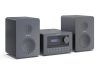SHARP XL-B514(GY) Tokyo FM bluetooth mikrohifi rendszer szürke fa hangszórókkal
