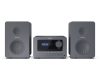 SHARP XL-B514(GY) Tokyo FM bluetooth mikrohifi rendszer szürke fa hangszórókkal