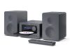 SHARP XL-B514(GY) Tokyo FM bluetooth mikrohifi rendszer szürke fa hangszórókkal