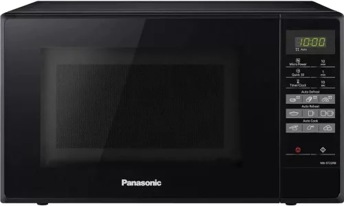 Panasonic NN-ST22RBEVG digitális mikrohullámú sütő, 20 l, fekete