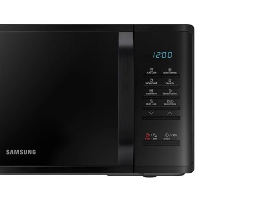 Samsung MS23K3513AK/EO Szabadonálló solo mikrohullámú sütő Gyors kiolvasztás funkcióval 23 L, fekete