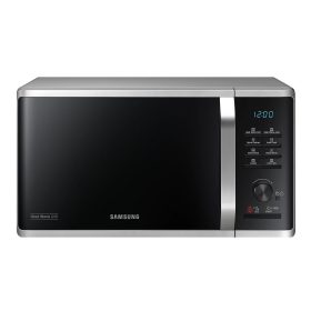   Samsung MG23K3575AS/EO Szabadonálló grill mikrohullámú sütő Heat Wave grillrendszerrel 23 L, ezüst