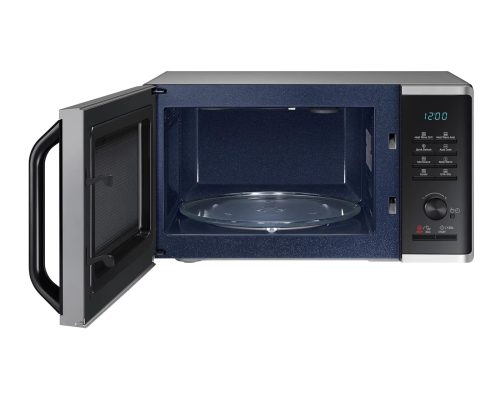 Samsung MG23K3575AS/EO Szabadonálló grill mikrohullámú sütő Heat Wave grillrendszerrel 23 L, ezüst