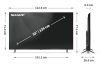 SHARP 55HP5265E 139cm-es 4K Ultra HD QLED Google TV