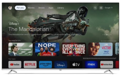 SHARP 70GP6260E 177cm-es 4K UHD QLED Sharp Google TV Harman Kardon hangszórókkal