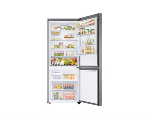 Samsung RB50DG602ES9EO Széles alulfagyasztós hűtőszekrény  SmartThings AI Energia üzemmóddal 508 L, kifinomult inox