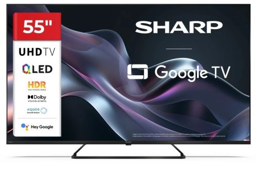 SHARP 55HP6265E 139cm-es 4K Ultra HD QLED Google TV
