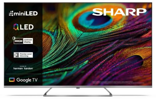 SHARP 55JP7265E 139cm-es 4K Ultra HD QLED MiniLED Google TV Harman Kardon hangszórókkal