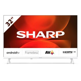 SHARP 32FH2EW 80cm-es HD Android LED TV, fehér