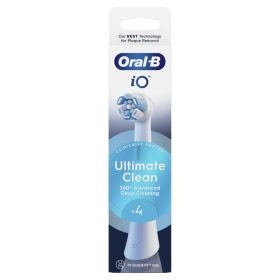 Oral-B iO fogkefefej Ultimate Clean fehér 4 db