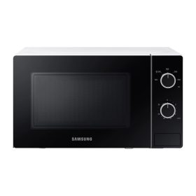   Samsung MS20A3010AH/EO Szabadonálló solo mikrohullámú sütő Üvegborítású ajtóval 20 L, fehér