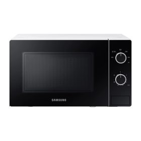   Samsung MS20A3010AH/EO Szabadonálló solo mikrohullámú sütő Üvegborítású ajtóval 20 L, fehér