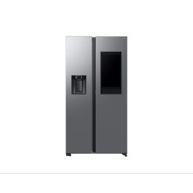   Samsung RS90F66BETEO Side-by-Side hűtőszekrény Family Hubbal 614 L, matt metál