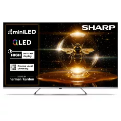   SHARP 50JP7265E 126cm-es 4K Ultra HD QLED MiniLED Google TV Harman Kardon hangszórókkal