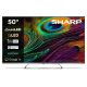 SHARP 50JP7265E 126cm-es 4K Ultra HD QLED MiniLED Google TV Harman Kardon hangszórókkal