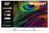 SHARP 50JP7265E 126cm-es 4K Ultra HD QLED MiniLED Google TV Harman Kardon hangszórókkal
