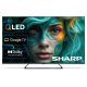 SHARP 50HP6265E 126cm-es 4K Ultra HD QLED Google TV