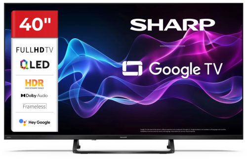 SHARP 40HF3865E 101cm-es Full HD QLED Google TV
