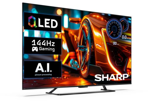 SHARP 65HR7265E 164cm-es 4K UHD 144Hz QLED Google TV