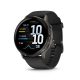 Venu 4 - 45 mm, dark grey, black silicone band