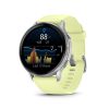 Venu 4 - 45 mm, silver, yellow silicone band