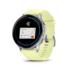 Venu 4 - 45 mm, silver, yellow silicone band
