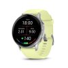 Venu 4 - 45 mm, silver, yellow silicone band