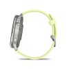 Venu 4 - 45 mm, silver, yellow silicone band