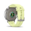 Venu 4 - 45 mm, silver, yellow silicone band