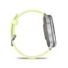 Venu 4 - 45 mm, silver, yellow silicone band
