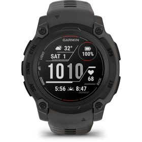 Instinct E, 40mm. Black, grey strap