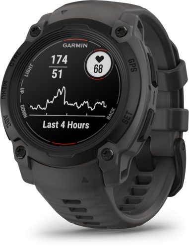 Instinct E, 40mm. Black, grey strap