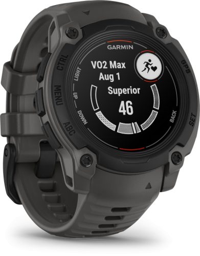 Instinct E, 40mm. Black, grey strap