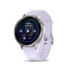 Venu 4 - 41 mm, silver, purple silicone band