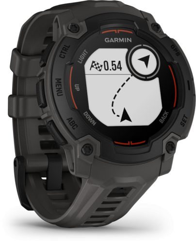 Instinct E, 45mm. Black, grey strap