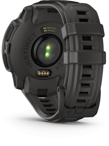Instinct E, 45mm. Black, grey strap