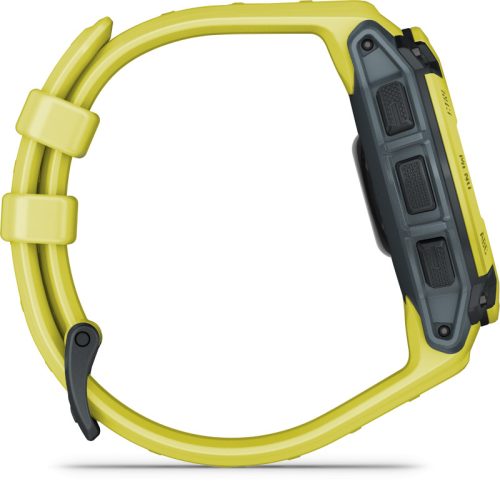 Instinct E, 45mm. Yellow, grey strap