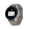 Venu 4 - 45 mm, silver, grey silicone band
